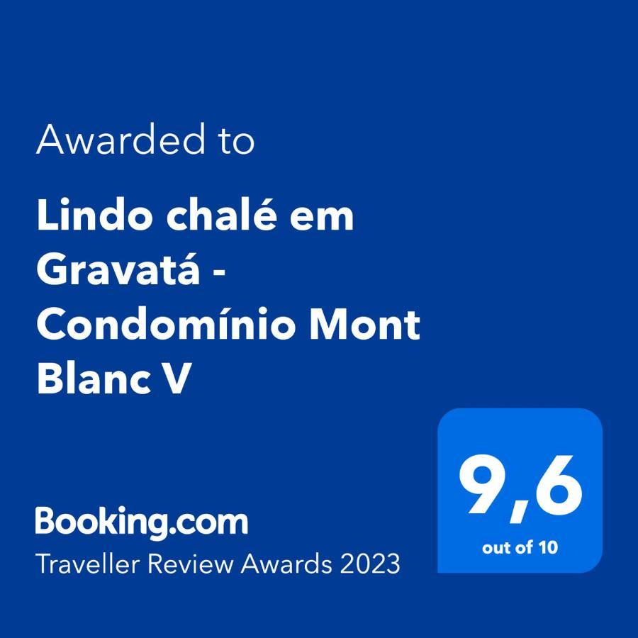 Lindo Chale Em Gravata - Condominio Mont Blanc V Exterior foto